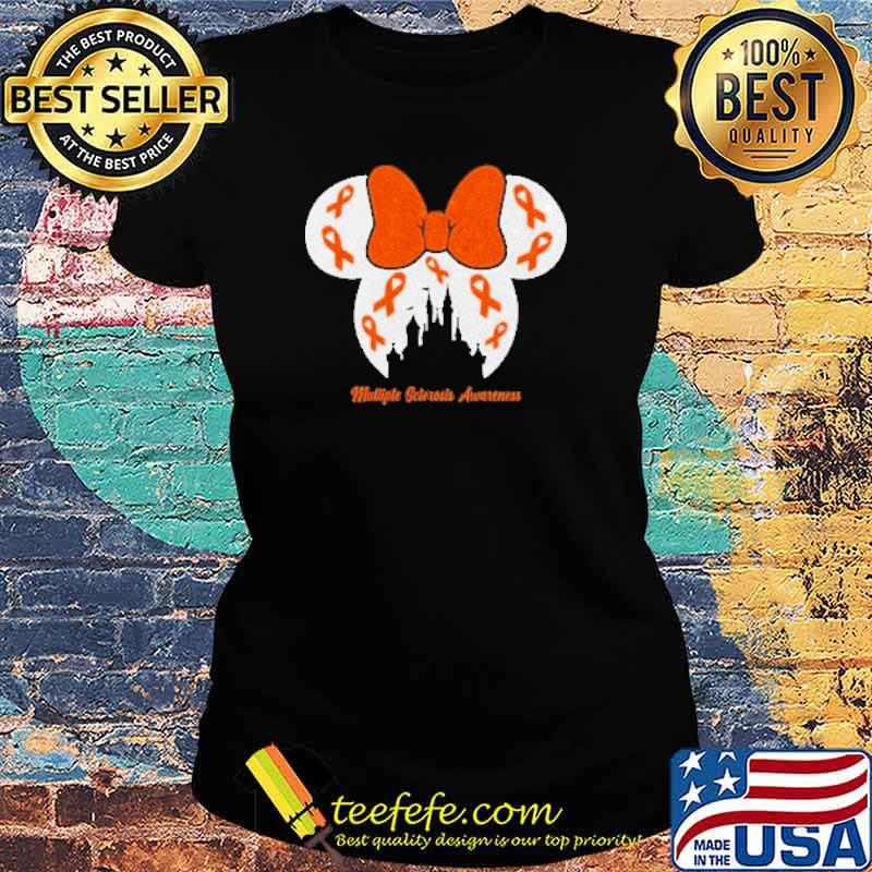 Minnie Mouse Multiple Sclerosis Awareness Shirt Ladies tee Minnie Mouse Multiple Sclerosis Awareness Shirt Ladies tee
