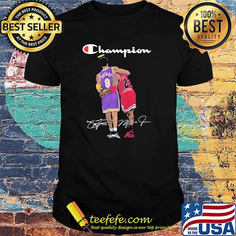 MJ vs Kobe champion signature shirt