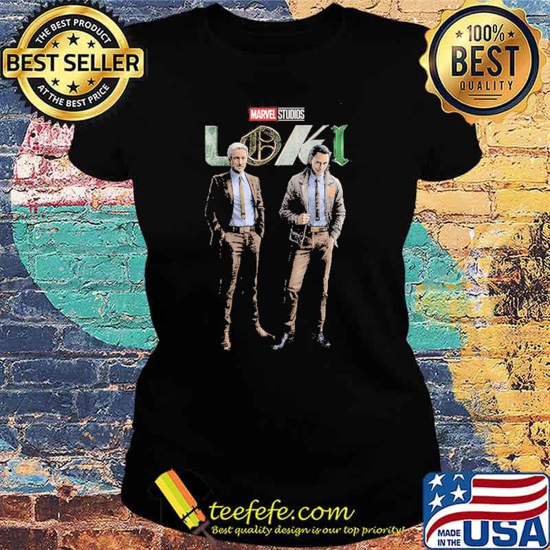 Mobius M. Mobius and Loki Marvel Comics s Ladies tee Mobius M. Mobius and Loki Marvel Comics s Ladies tee