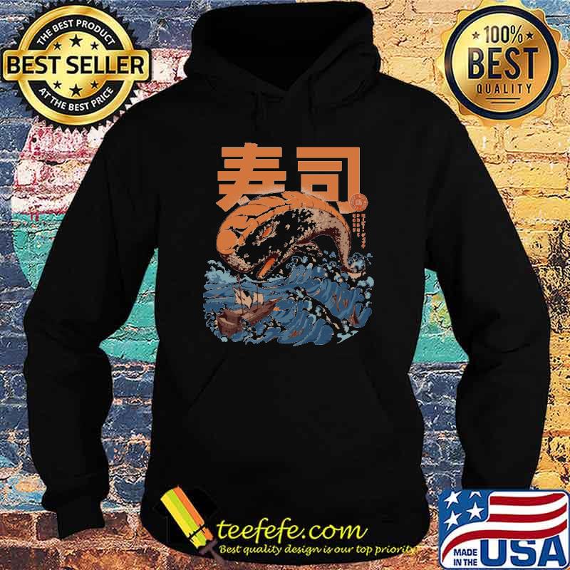 Moby sushi Moby Dick HermanMelville Sushi Japan great wave s Hoodie Moby sushi Moby Dick HermanMelville Sushi Japan great wave s Hoodie