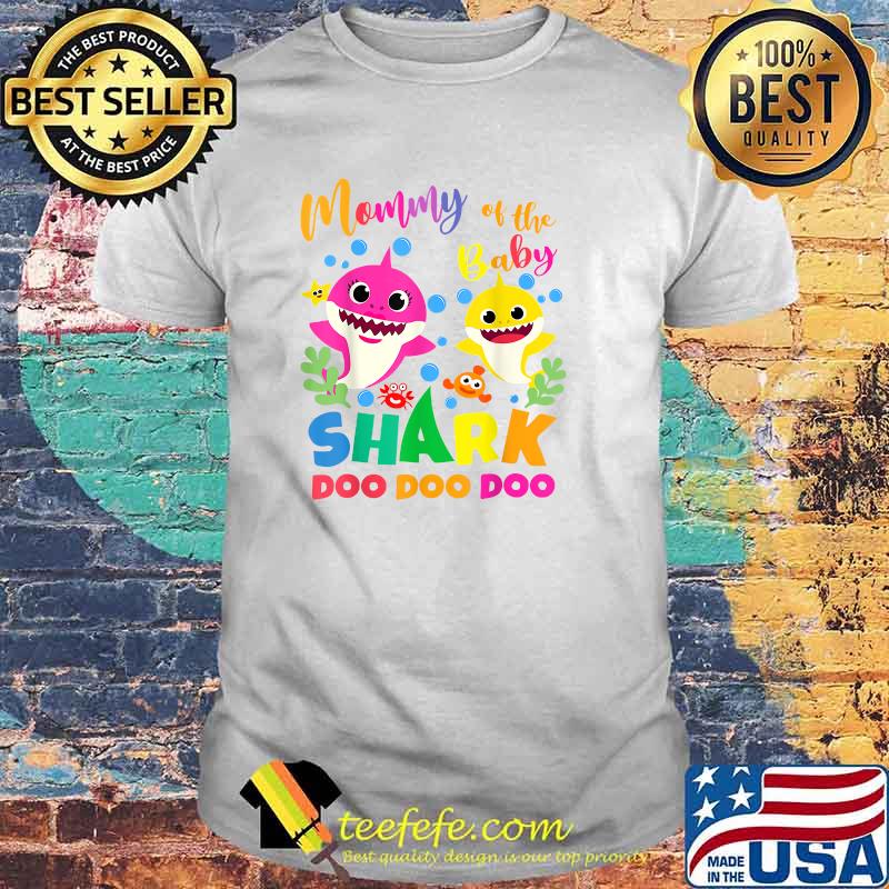 Mommy Of The Baby Shark Boo Boo Boo T-Shirt