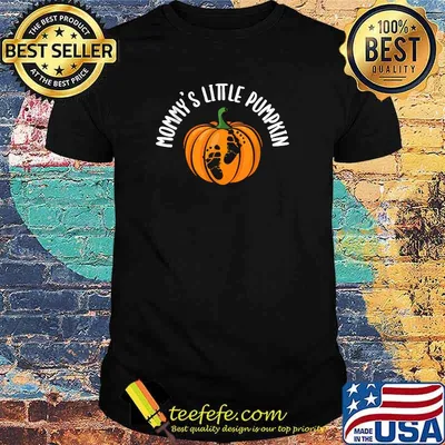 Mommy's Little Pumpkin Halloween Pregnant Mother Future Mom T-Shirt