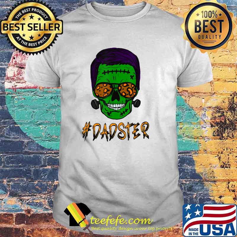 Monster Skull Dadster Dad Life Halloween Matching Family T-Shirt Monster Skull Dadster Dad Life Halloween Matching Family T-Shirt