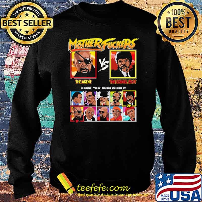 Mother fuckers the agent vs the ezekiel choose your motherfucker s Sweater Mother fuckers the agent vs the ezekiel choose your motherfucker s Sweater