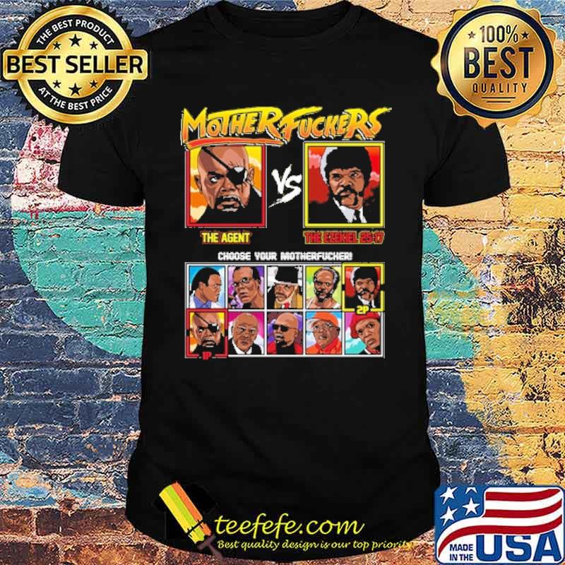 Mother fuckers the agent vs the ezekiel choose your motherfucker shirt Mother fuckers the agent vs the ezekiel choose your motherfucker shirt
