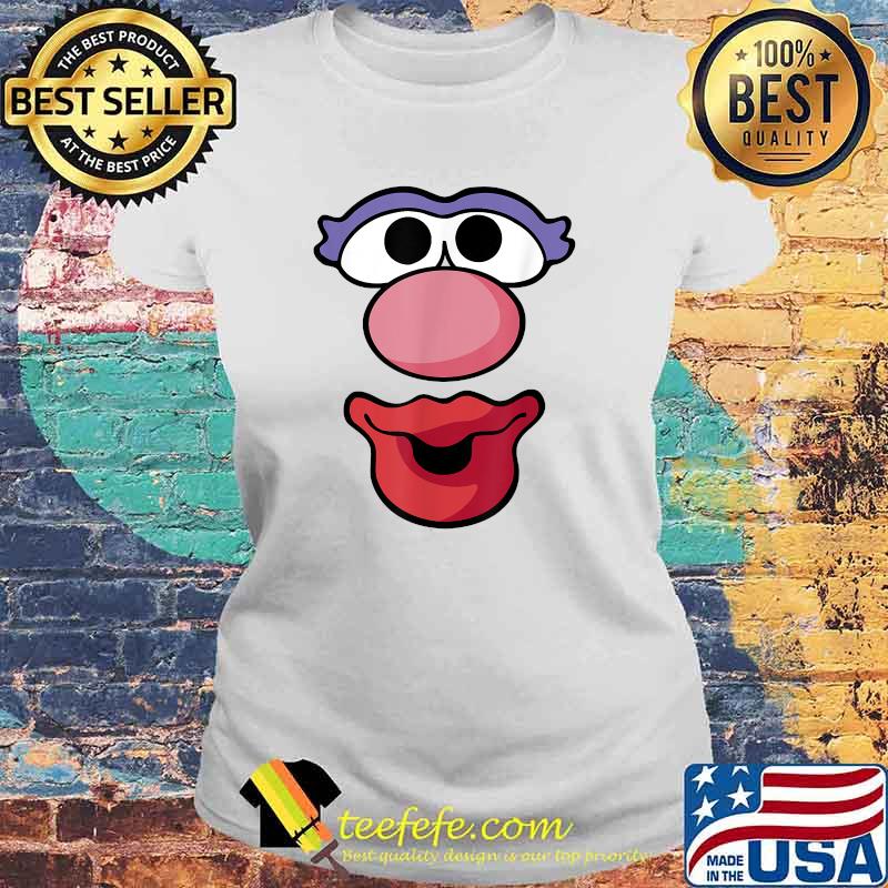 Mr. Potato Head Halloween Mrs. Potato Head Big Face T-Shirt Laides tee Mr. Potato Head Halloween Mrs. Potato Head Big Face T-Shirt Laides tee