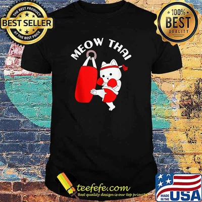 Muay Thai Cat Meow Thai T-Shirt
