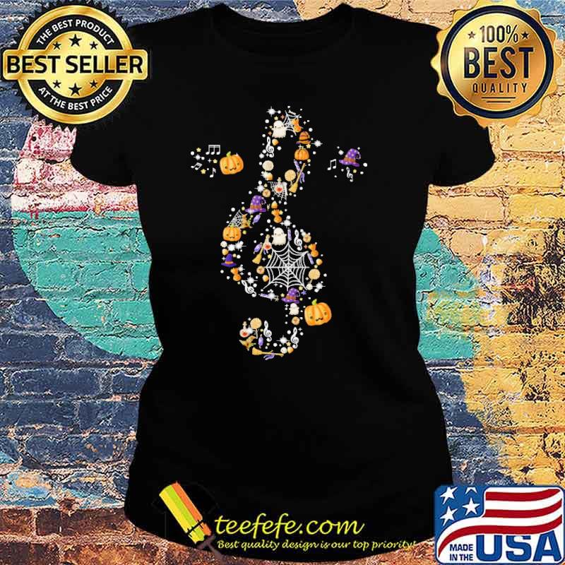 Music Halloween Pumpkin Shirt Ladies tee Music Halloween Pumpkin Shirt Ladies tee