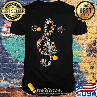 Music Halloween Pumpkin Shirt