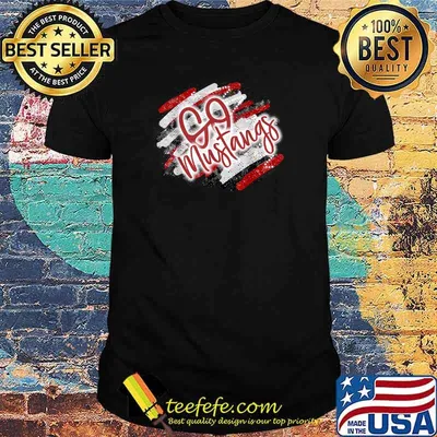 Mustangs Team Pride School Spirits Sports T-Shirt