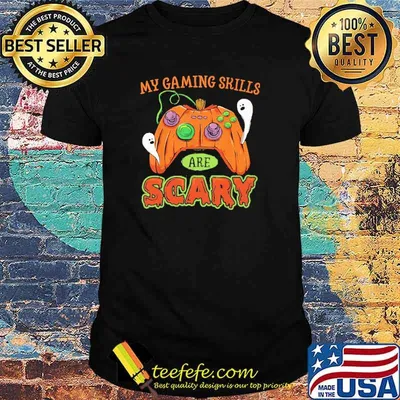 My Gaming Skills Are Scary Pumpkin Shirt