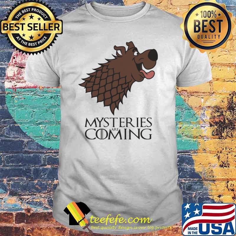 Mysteries are coming scoobydoo shirt