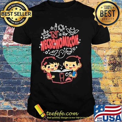 N IS For Necronomicon Book Shirt