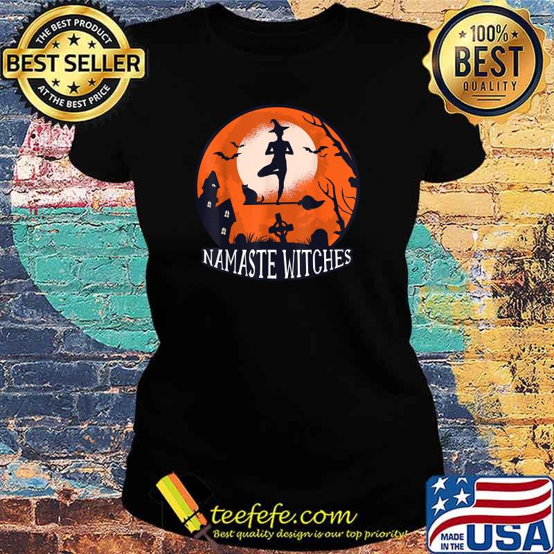 Namaste Witches Halloween T-Shirt Ladies tee Namaste Witches Halloween T-Shirt Ladies tee
