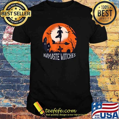 Namaste Witches Halloween T-Shirt