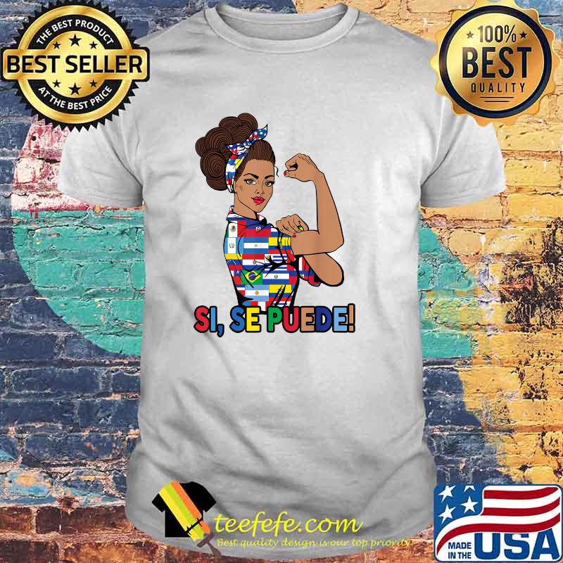 National Hispanic Heritage Month Si Se Puede Woman Youth T-Shirt