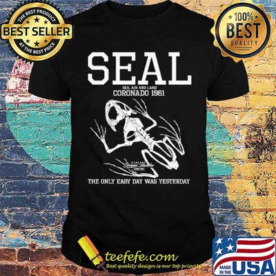 Navy seal coronado 1961 the only easy day was yesterday wojska specjalne wojsko koszulki dla niego shirt