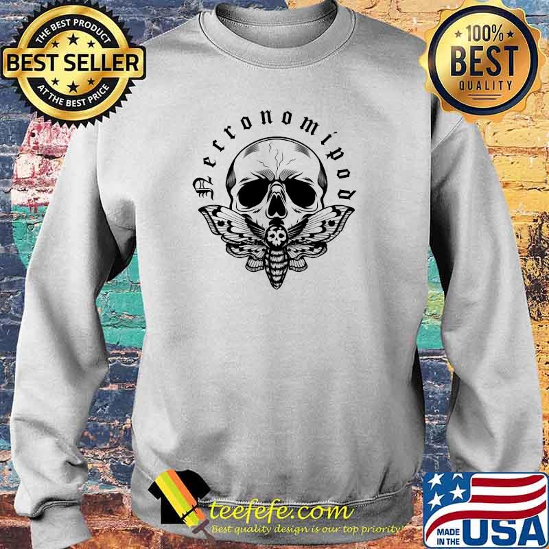 Necronomipod Moth Pullover Skull halloween t-s Sweater Necronomipod Moth Pullover Skull halloween t-s Sweater