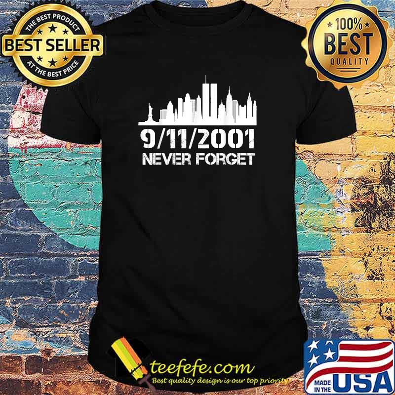 Never Forget 911 20th Anniversary Patriot Memorial Day T-Shirt