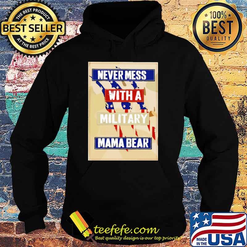 Never mess with a military mama beer usa flag s Hoodie Never mess with a military mama beer usa flag s Hoodie