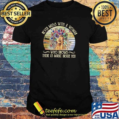 Never mess with a woman who knows there is magic inside her hipper butterflies vintage shirt