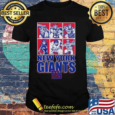 New York Giants Disney Marvel Avengers Line-Up shirt