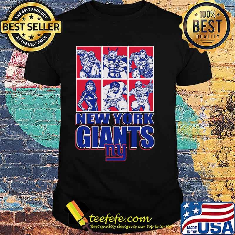 New York Giants Disney Marvel Avengers Line-Up shirt