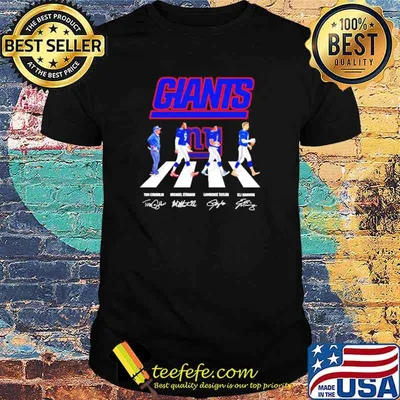 New York Giants Players Abbey Road shirt