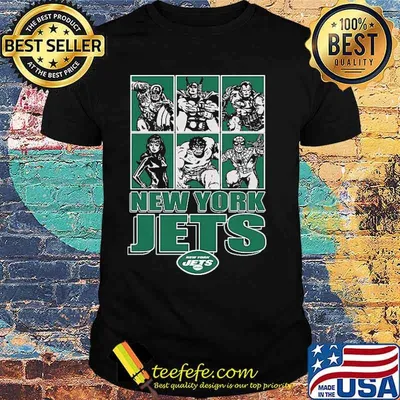 New York Jets Disney Marvel Avengers Line-Up shirt