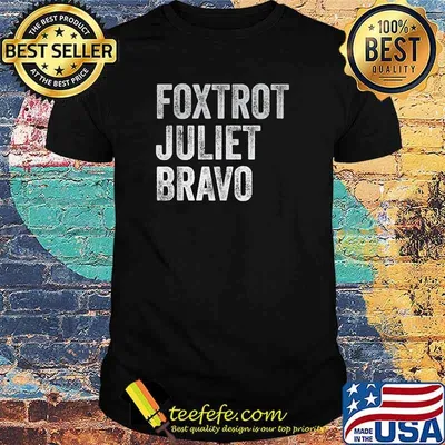 Nice fJB Pro USA Foxtrot Juliet Bravo Typo T-Shirt