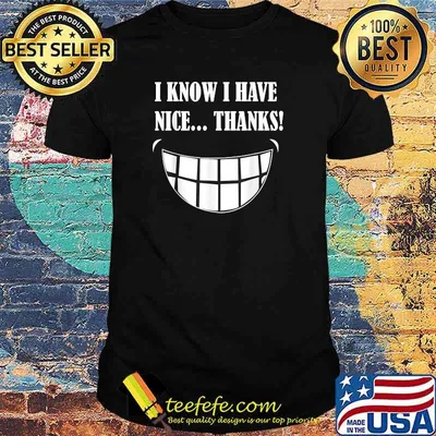 Nice i Know I Have nice thanks Smile - Friends joke T-Shirt
