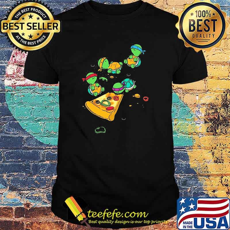 Nice ninja Turtles Pizza Shirt