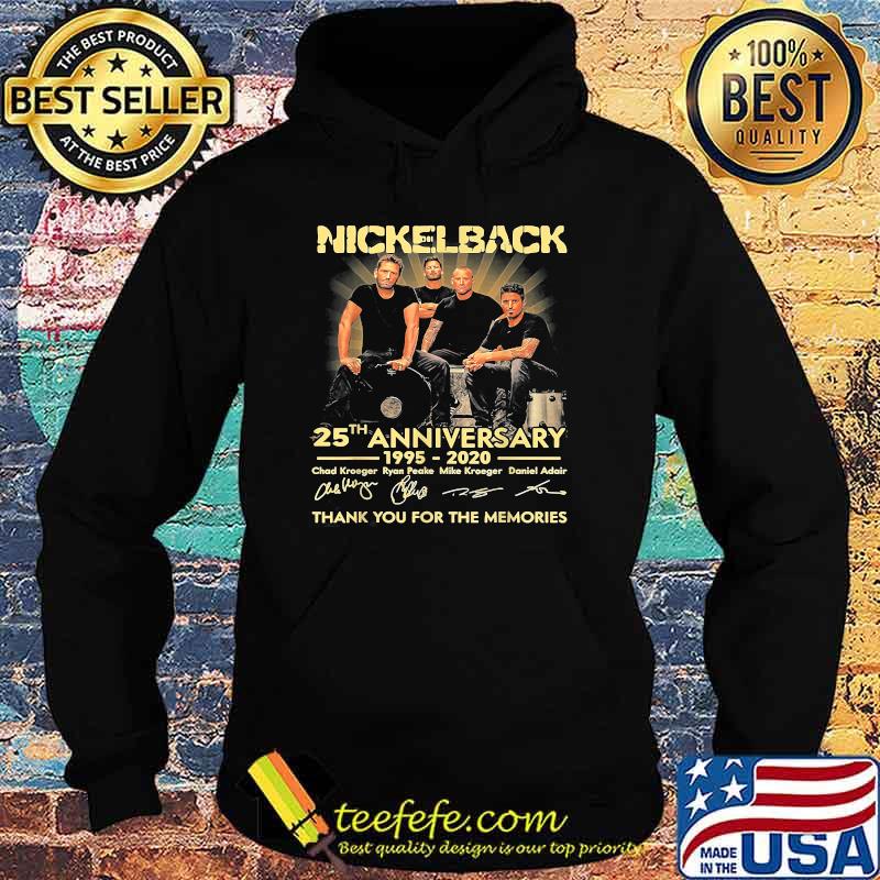 Nickelback Metal Rock Band Thank you for the memories Anniversary T-Shirt Hoodie Nickelback Metal Rock Band Thank you for the memories Anniversary T-Shirt Hoodie