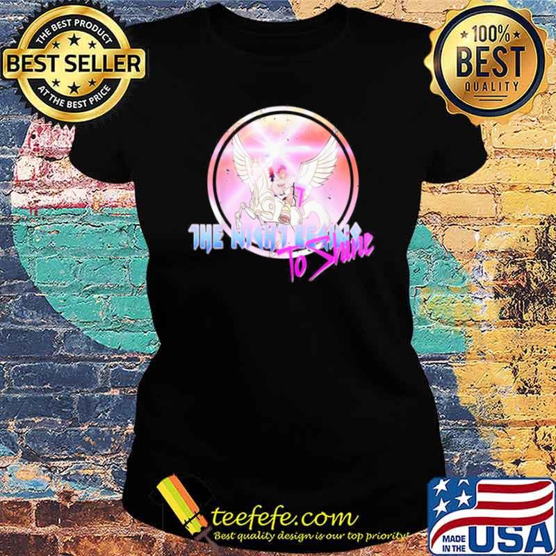 Night begins to Shines s Ladies tee Night begins to Shines s Ladies tee