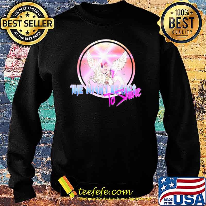 Night begins to Shines s Sweater Night begins to Shines s Sweater