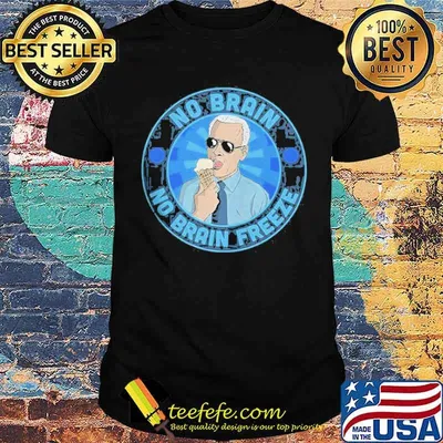NO BRAIN NO BRAIN FREEZE Ice Shirt