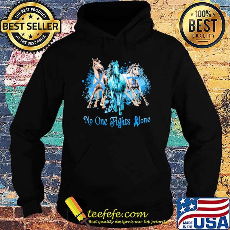 no-one-fights-alone-diabetes-awareness-horses-shirt-Hoodie.jpg