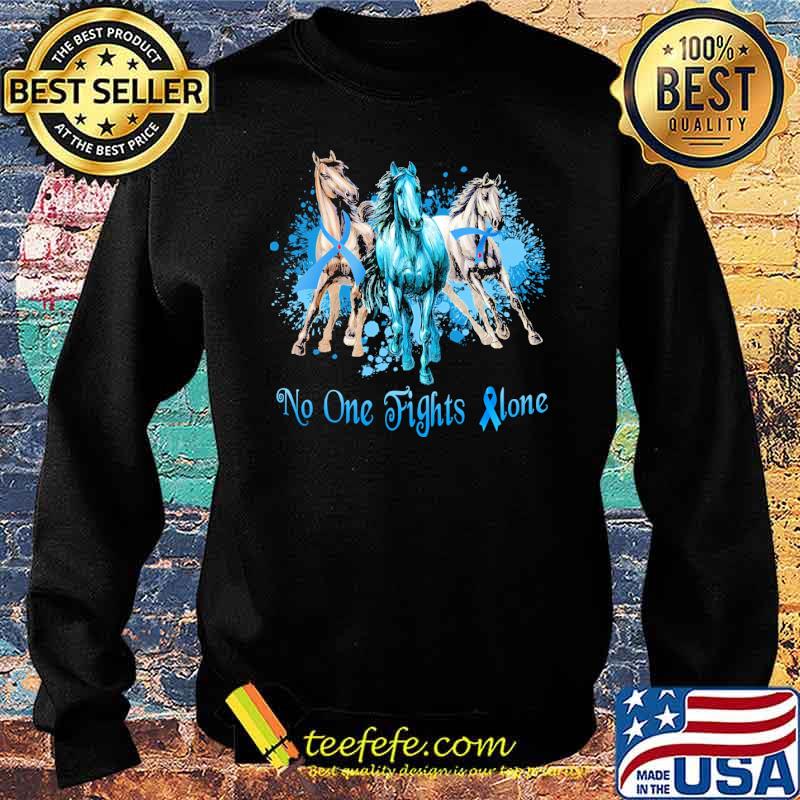 no-one-fights-alone-diabetes-awareness-horses-shirt-Sweater.jpg