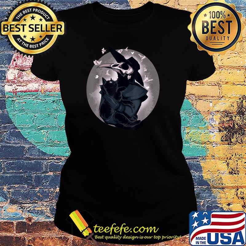 Nocturnal Cat Witch T-Shirt Ladies tee Nocturnal Cat Witch T-Shirt Ladies tee