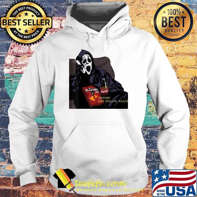 Nothin just Chillin, Killin Scream Ghost Halloween Graphic T-Shirt Hoodie Nothin just Chillin, Killin Scream Ghost Halloween Graphic T-Shirt Hoodie