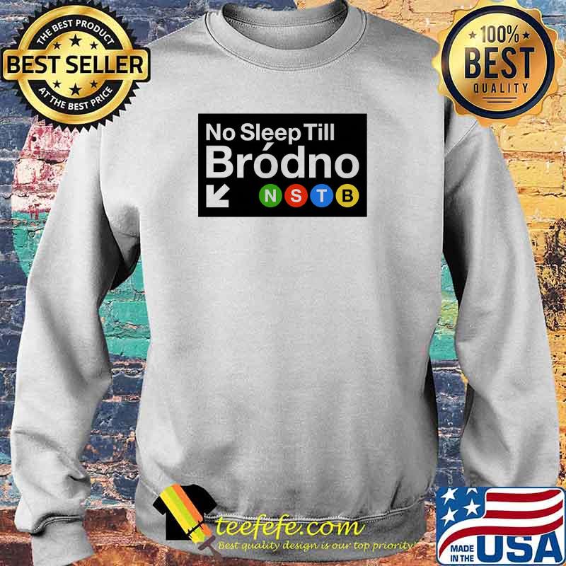 NSTB Sleep Till Brodno Biała Koszulka Damska Shirt Sweater NSTB Sleep Till Brodno Biała Koszulka Damska Shirt Sweater