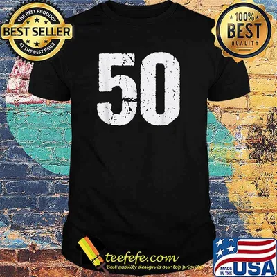 Number 50 Vintage 50th Birthday Party T-Shirt