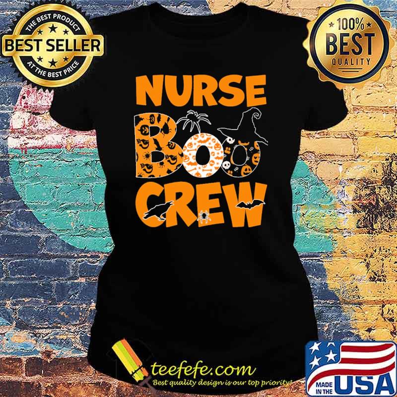 Nurse boo crew halloween s Ladies tee Nurse boo crew halloween s Ladies tee