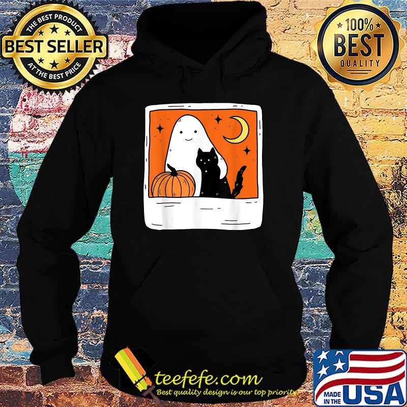 October Forever With Pumpkin And Black Cat T-Shirt Hoodie October Forever With Pumpkin And Black Cat T-Shirt Hoodie