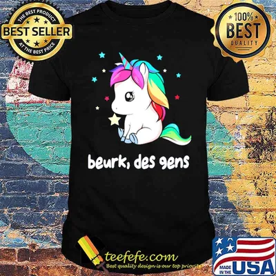 Official beurk Des Gen Unicorn Shirt