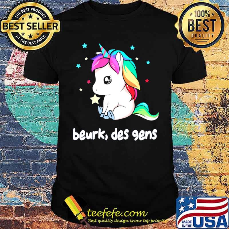 Official beurk Des Gen Unicorn Shirt