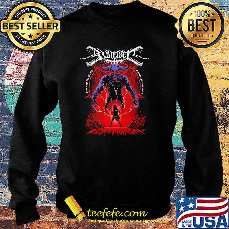 Official bulletbelt Deathgasm Stand On The World Shirt Sweater Official bulletbelt Deathgasm Stand On The World Shirt Sweater