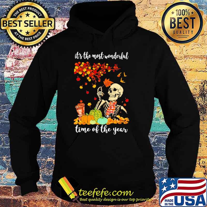 Official it's The Most Wonderful Time Of The year Skull Autumn Shirt Hoodie Official it's The Most Wonderful Time Of The year Skull Autumn Shirt Hoodie
