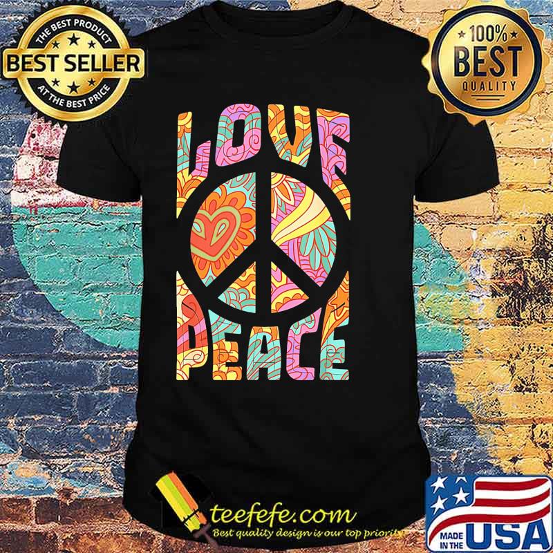 Official love peace shirt