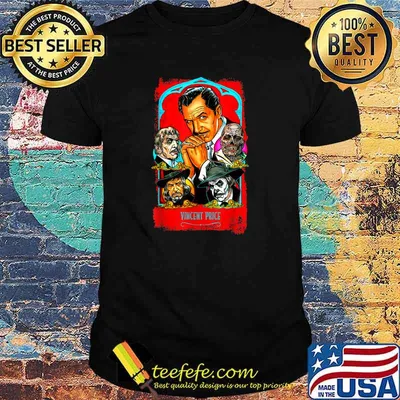 Official Vincent Price Masters art T-Shirt